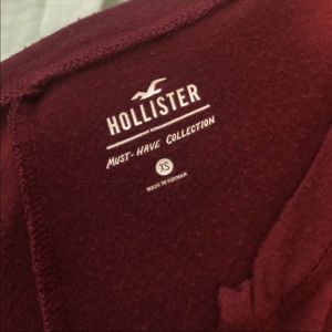 Long sleeve Hollister shirt.